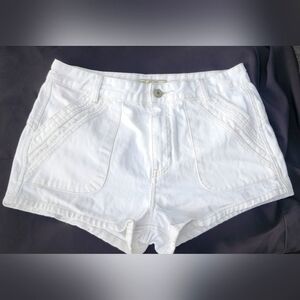 Free People White Denim Shorts Sz. 30